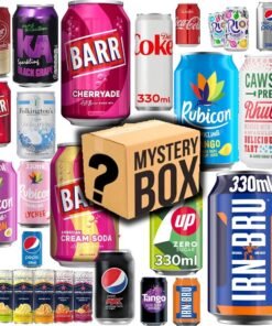Large Mystery Box For Fizzy Drinks Mix 330ml Cans 24 Pack