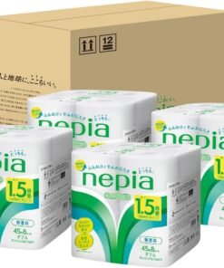 【限定】ネピア トイレットペーパー 1.5倍巻45m(ダブル) 無香料 32ロール(8ロール×4パック)【ハーフケース品】FSC